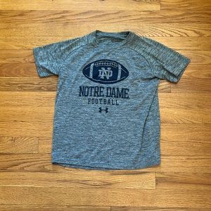 Notre Dame Football Under Armour Boys Tee